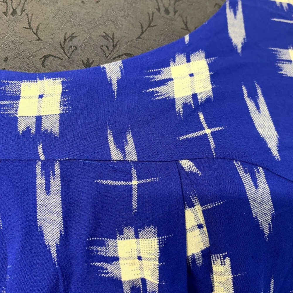 Holding Horses Anthro Abstract Plaid Tunic Top - Picture 8 of 8